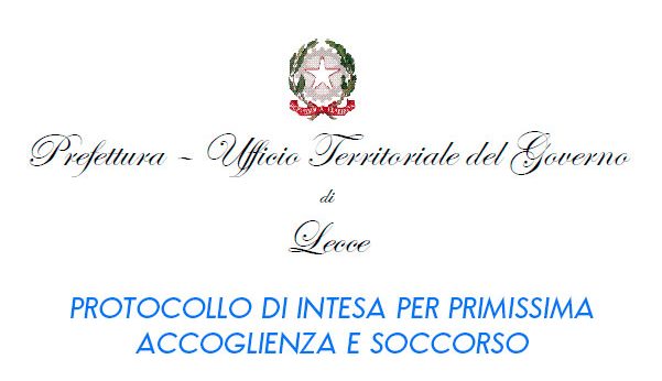 Perfezionamento Protocollo d'Intesa del 4 agosto 2010 - Prefettura di Lecce